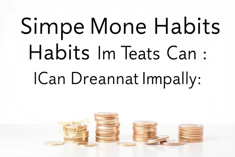 Conceitos visuais relacionados a Simple Money Habits That Can Dramatically Improve Your Finances