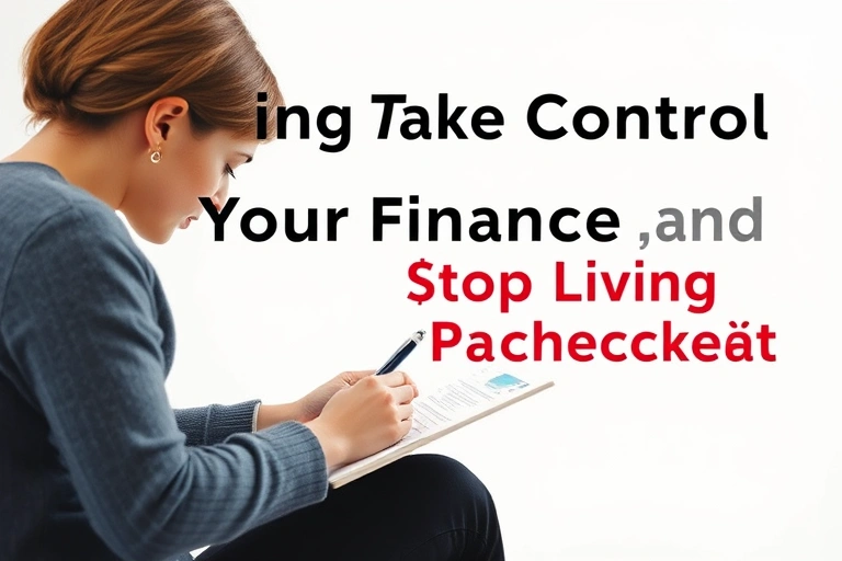 Conceitos visuais relacionados a How to Take Control of Your Finances and Stop Living Paycheck to Paycheck
